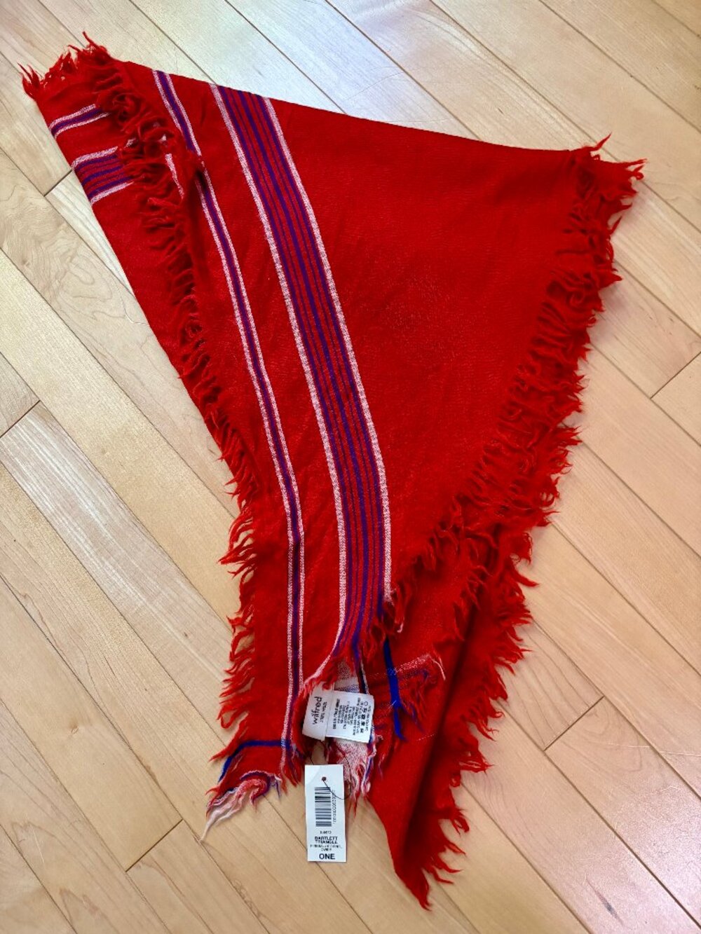 NEW Aritzia Wilfred Wool Bartlett Triangle Scarf